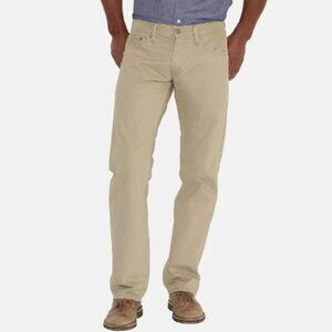 Levis 514 Straight Fit Khaki Pants W34 L34 Mens